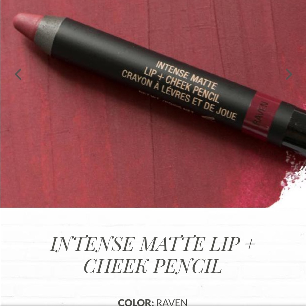 NWT Nude Stix Matte Lip + Cheek Pencil in Raven